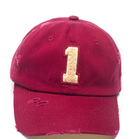 Kappa Alpha Psi Crimson Chenille Cap with Line Number