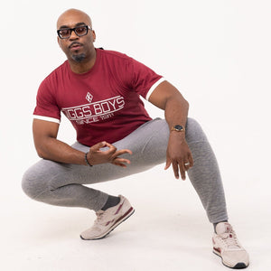 Kappa Alpha Psi "DIGGS BOYS" Embroidered Tee Crimson Winters Industries by Fully Promoted Mesquite