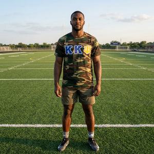 Kappa Kappa Psi Letters Camouflage T-Shirt Winters Industries