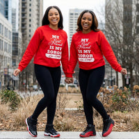 My Best Friend is My Delta Sigma Theta Soror Tee/Sweatshirt Shirts Winters Industries by Fully Promoted Mesquite