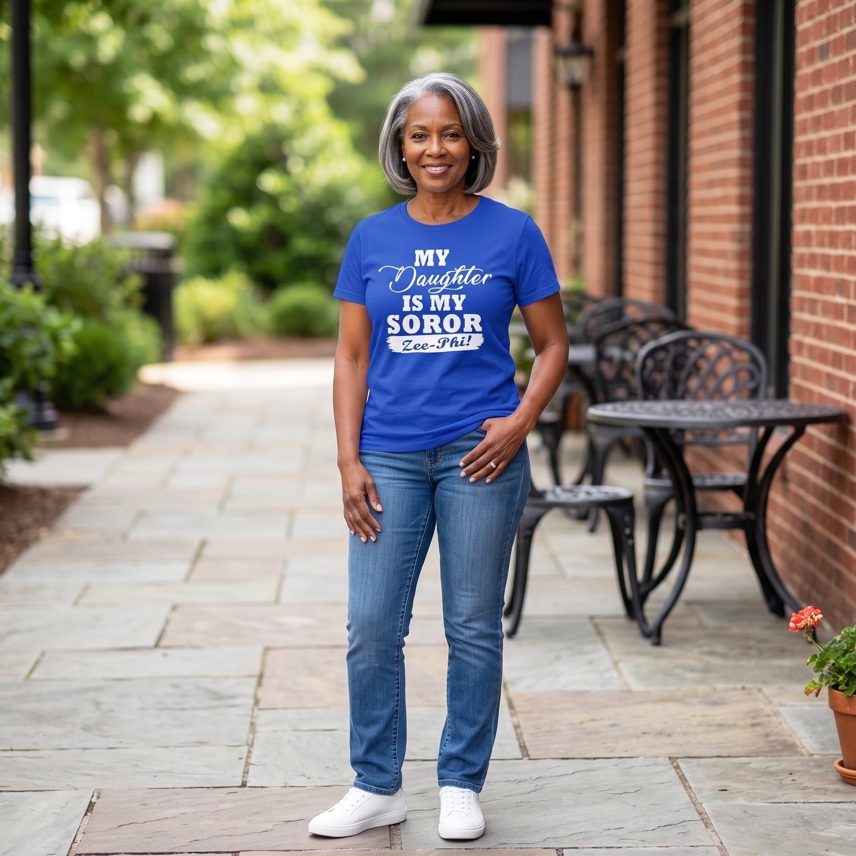 My Daughter is my Zeta Phi Beta Soror Shirts Winters Industries by Fully Promoted Mesquite