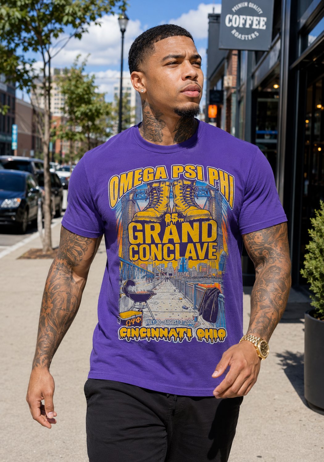 Omega Psi Phi 85th Grand Conclave Tshirt Winters Industries