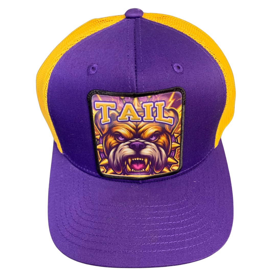 Omega Psi Phi Bulldog 'ACE' 'DEUCE' 'TRE' 'TAIL' Trucker Cap