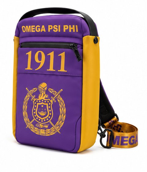 Omega Psi Phi Compact Shoulder/Crossbody Bag Winters Industries