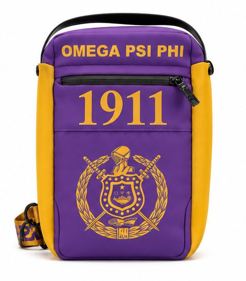 Omega Psi Phi Compact Shoulder/Crossbody Bag Winters Industries