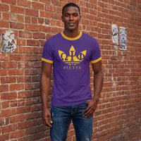 Omega Psi Phi FIETTS Purple and Gold Shirt Winters Industries by Fully Promoted Mesquite S Ringer Tee