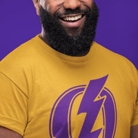 Omega Psi Phi Omega 1911 Bolt Tee/Sweatshirt Winters Industries by Fully Promoted Mesquite S T-SHIRT Gold