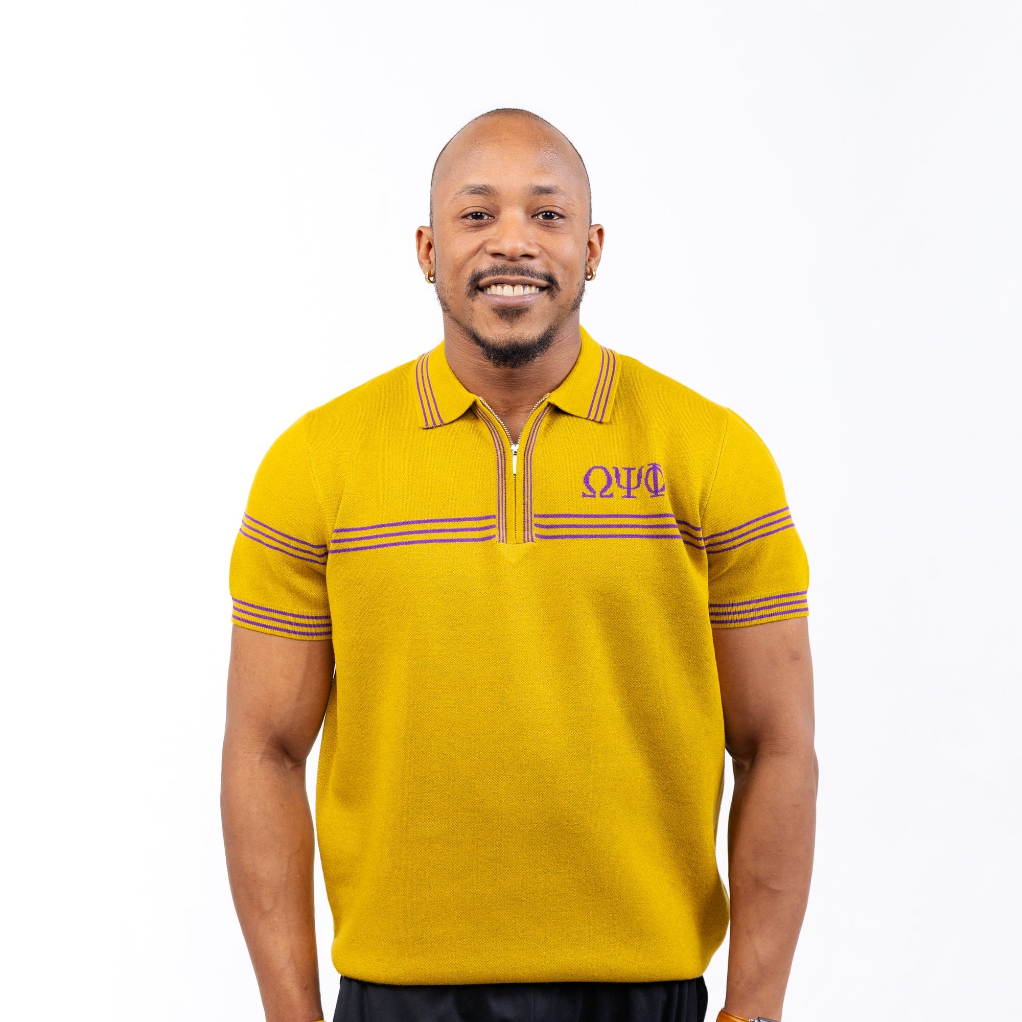 Omega Psi Phi Purple Knitted Gold Winters Industries
