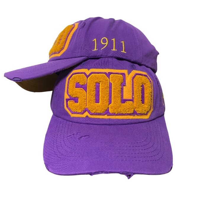 Omega Psi Phi 'SOLO' Chenille Cap Hat Winters Industries by Fully Promoted Mesquite