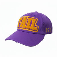 Omega Psi Phi 'TAIL' Chenille Cap Winters Industries by Fully Promoted Mesquite