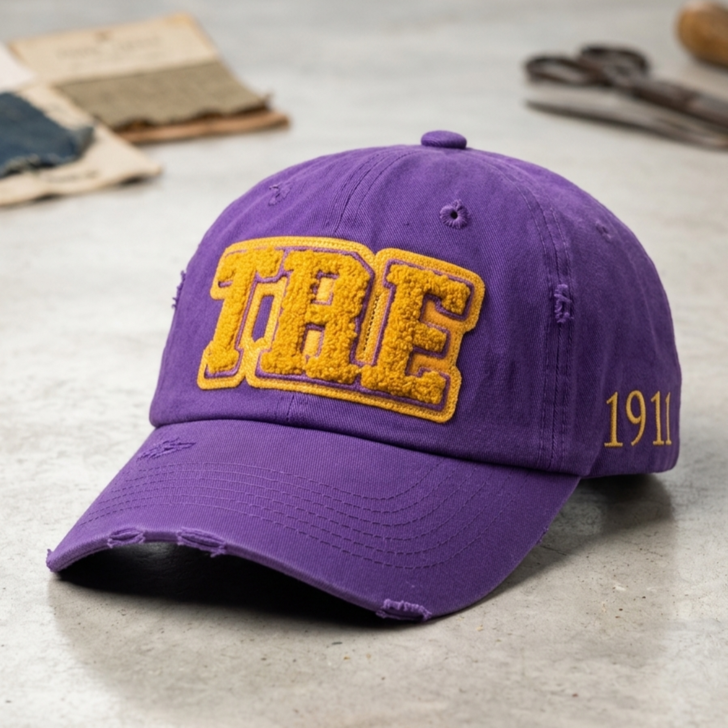 Omega Psi Phi 'TRE' Chenille Cap