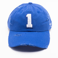 Phi Beta Sigma Blue Chenille Cap with Line Number