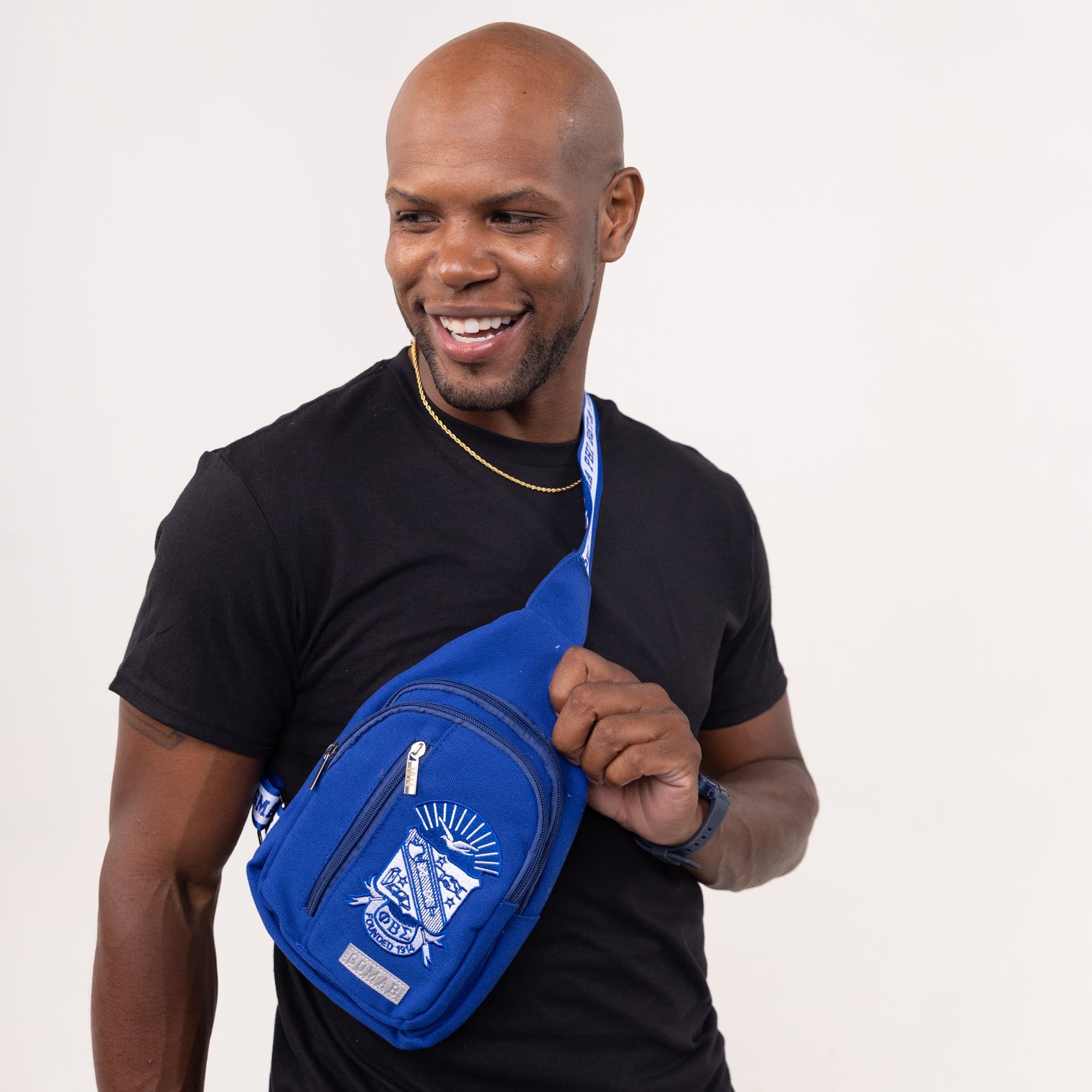 Phi Beta Sigma Crossbody Bag Fanny Pack Winters Industries by Fully Promoted Mesquite