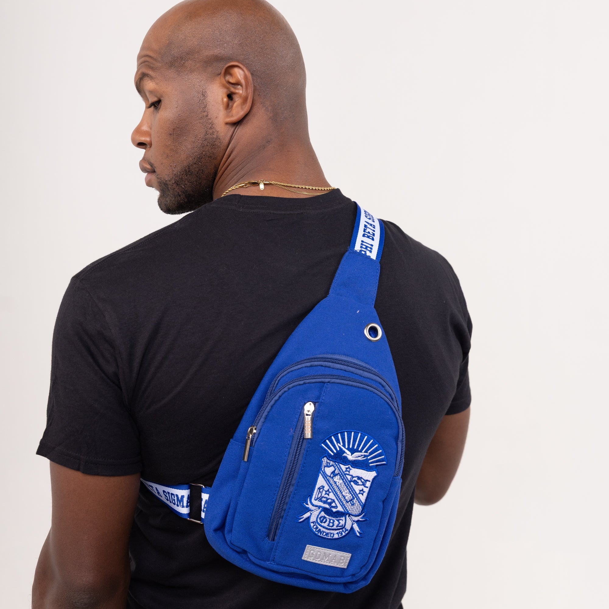 Phi Beta Sigma Crossbody Bag Fanny Pack Winters Industries by Fully Promoted Mesquite