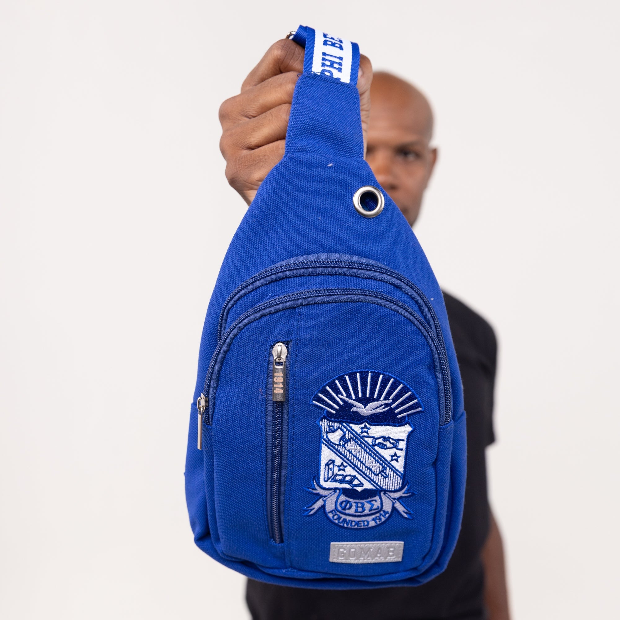 Phi Beta Sigma Crossbody Bag Fanny Pack Winters Industries by Fully Promoted Mesquite