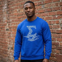 Phi Beta Sigma Dove Word Collage Winters Industries by Fully Promoted Mesquite S SWEATSHIRT