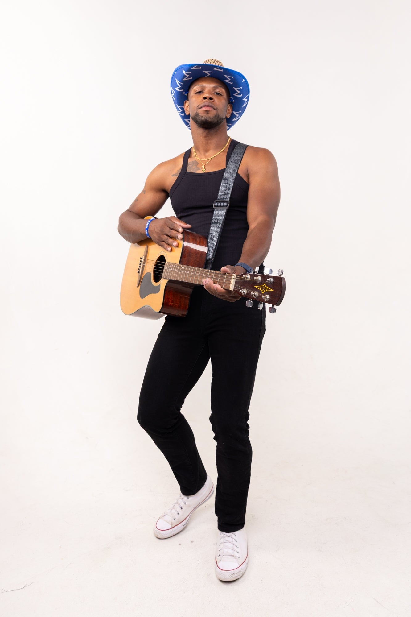 Phi Beta Sigma Straw Cowboy Hat with Strap Winters Industries