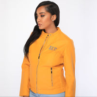 PU Leather Embroidered Sigma Gamma Rho Jacket Winters Industries