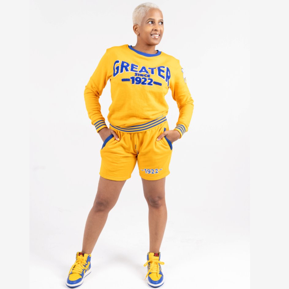 Sigma Gamma Rho Chenille Short/Jogger Set