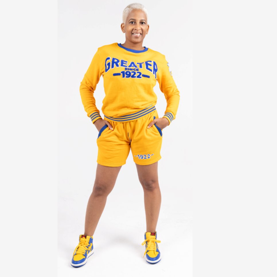 Sigma Gamma Rho Chenille Short/Jogger Set