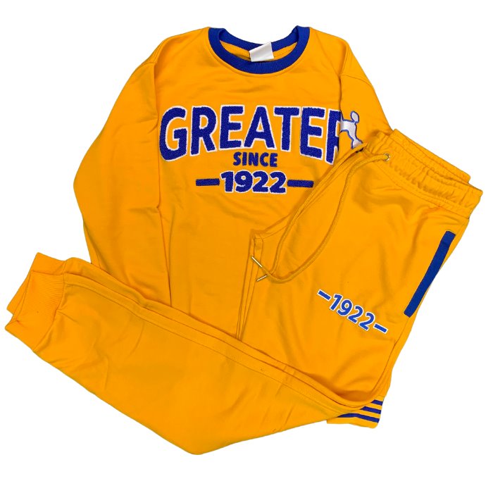 Sigma Gamma Rho Chenille Short/Jogger Set