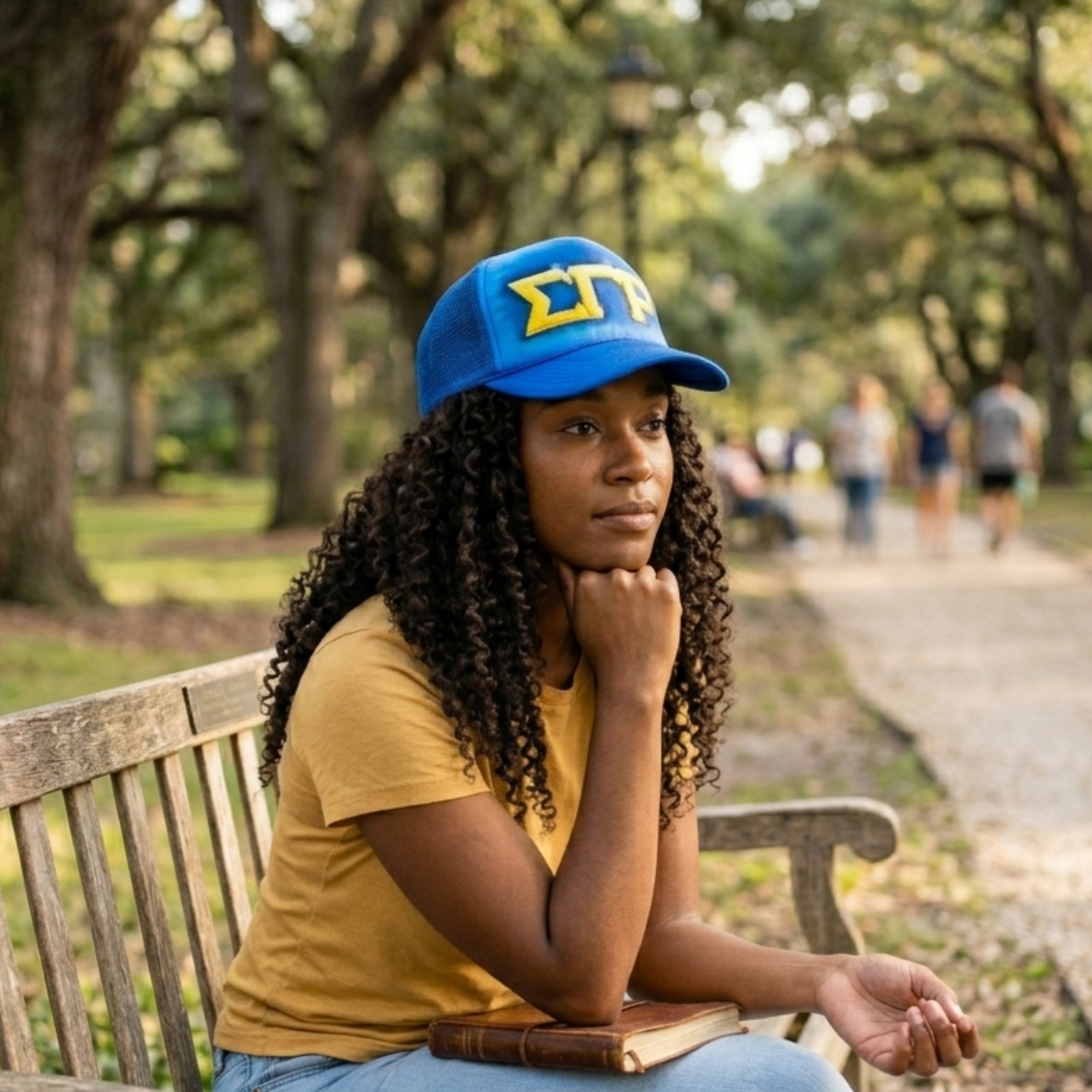 Sigma Gamma Rho Custom Airbrush Trucker Cap Winters Industries