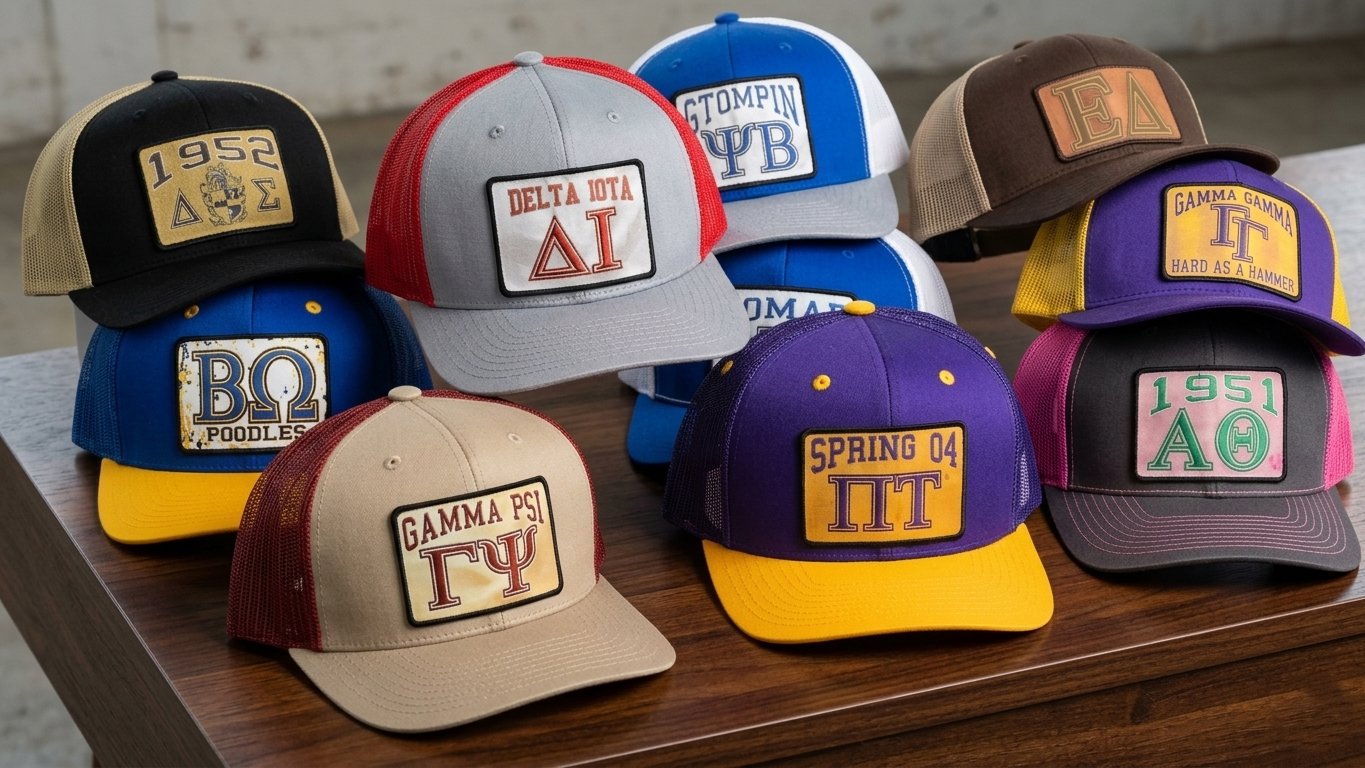 Sigma Gamma Rho Custom Trucker Chapter/Line Cap Winters Industries