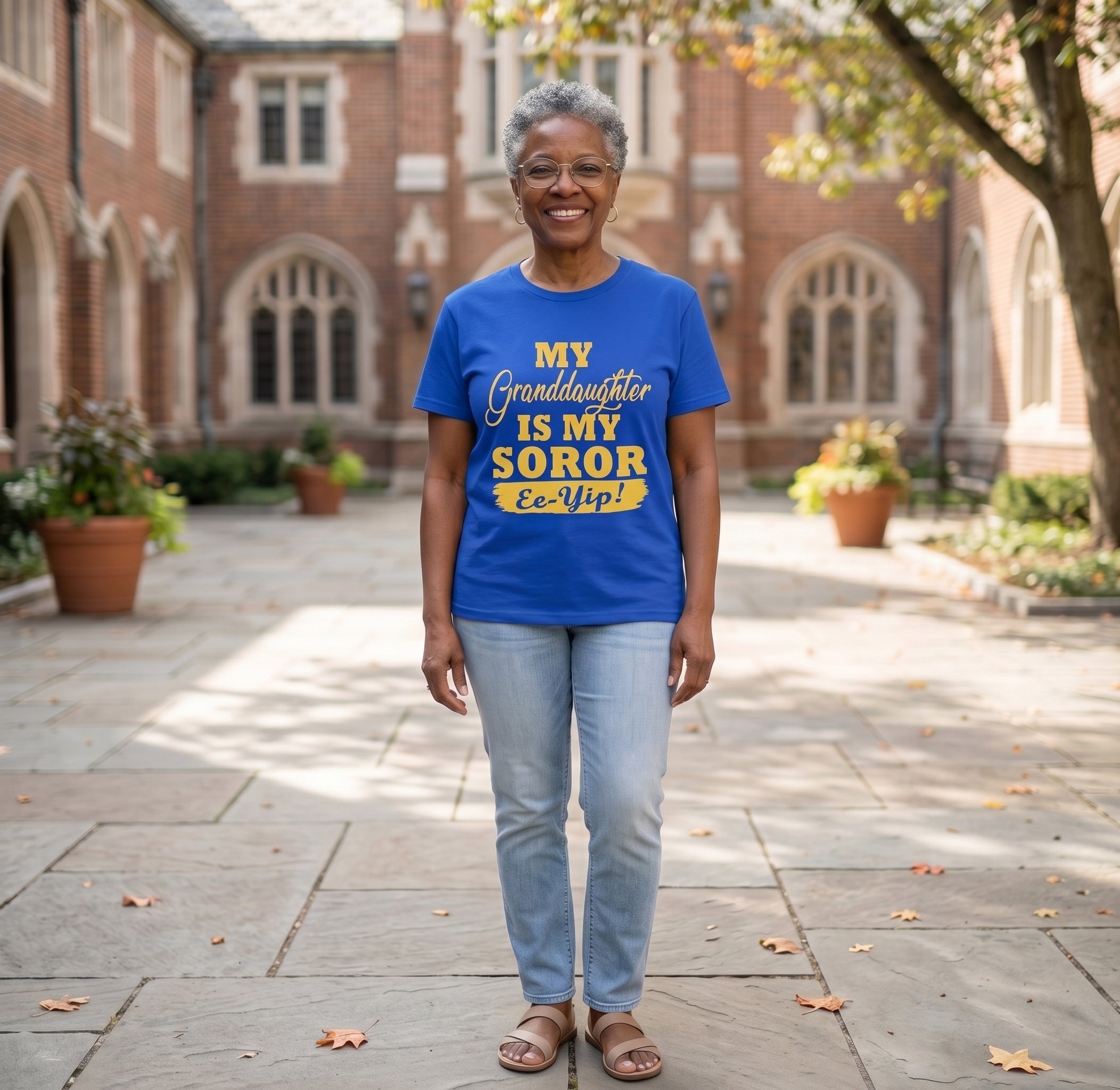 Sigma Gamma Rho Family T-Shirt Shirts Winters Industries by Fully Promoted Mesquite S Granddaughter T-Shirt