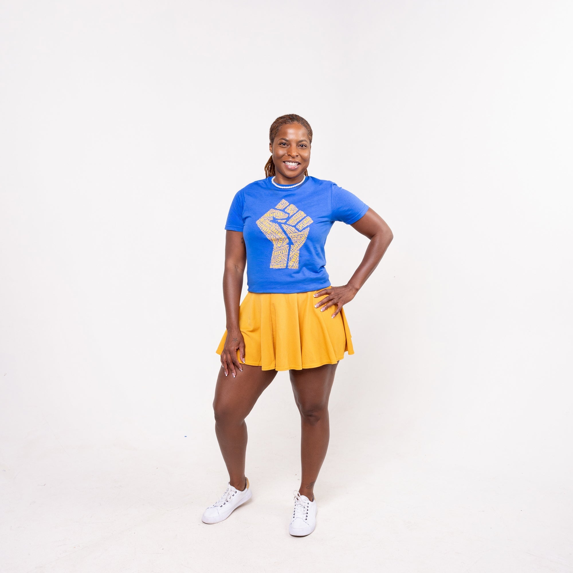 Sigma Gamma Rho HBCU "Fist / Africa" Collage Tee Winters Industries by Fully Promoted Mesquite