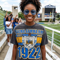 Sigma Gamma Rho Oversized Acid Wash Box Tee Winters Industries