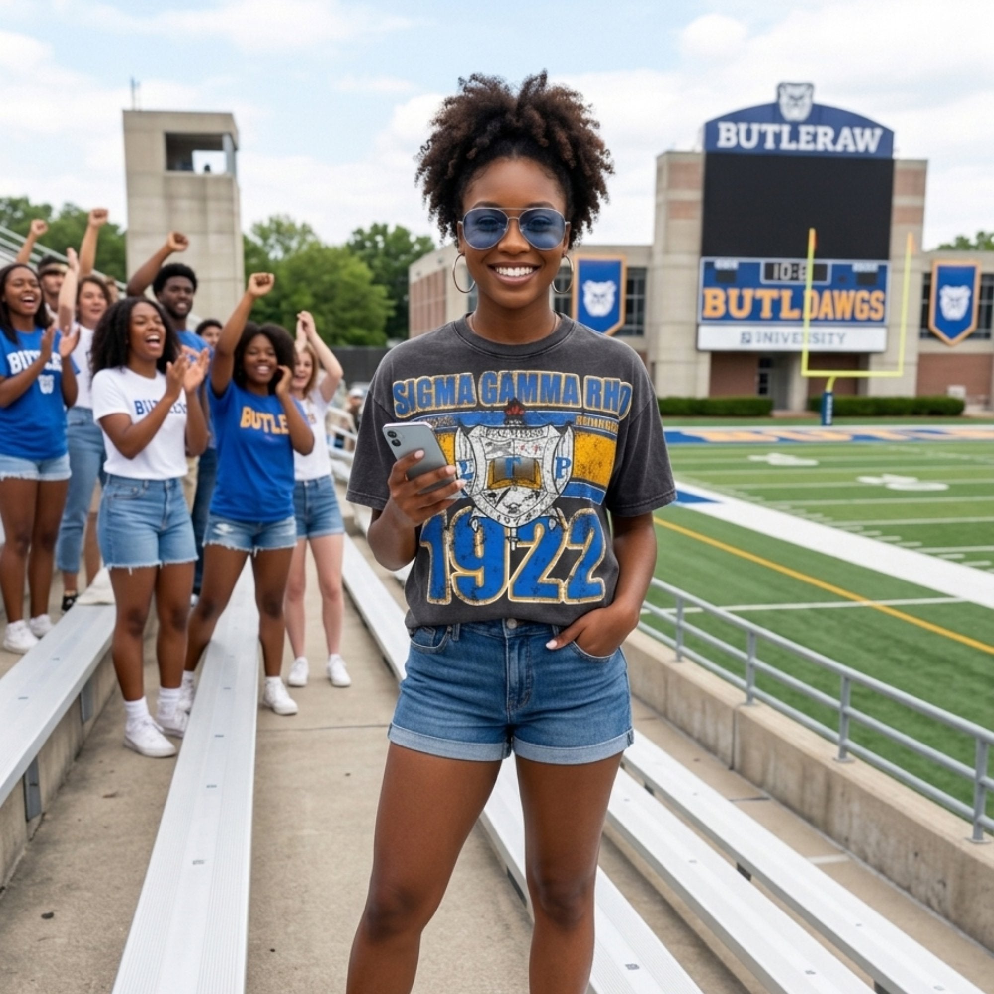 Sigma Gamma Rho Oversized Acid Wash Box Tee Winters Industries