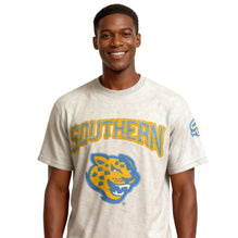 Southern University HBCU Embroidered and Distressed Twill Tee