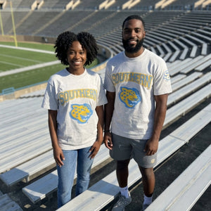 Southern University HBCU Embroidered and Distressed Twill Tee Winters Industries