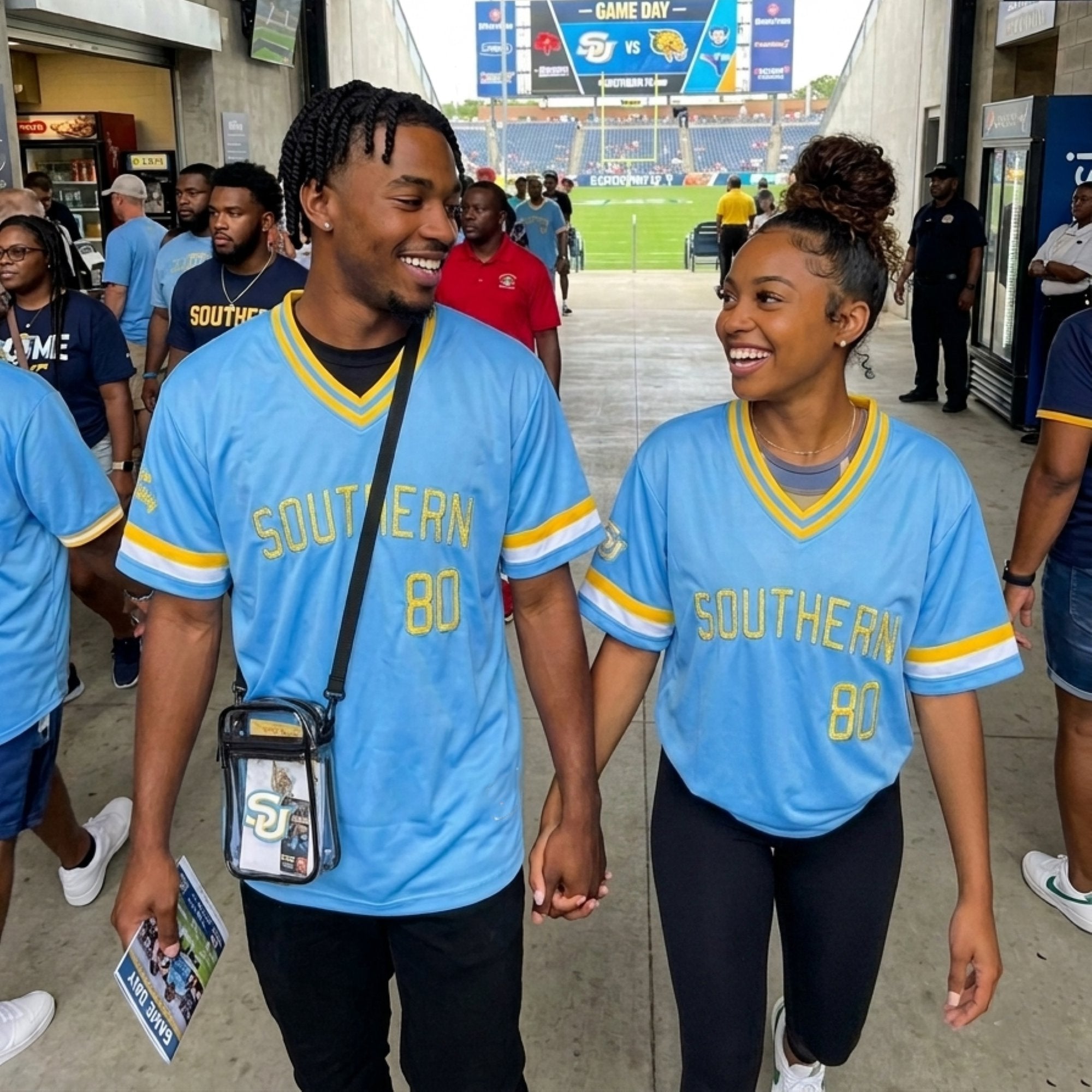 Southern University HBCU Embroidered Baseball Jersey Winters Industries