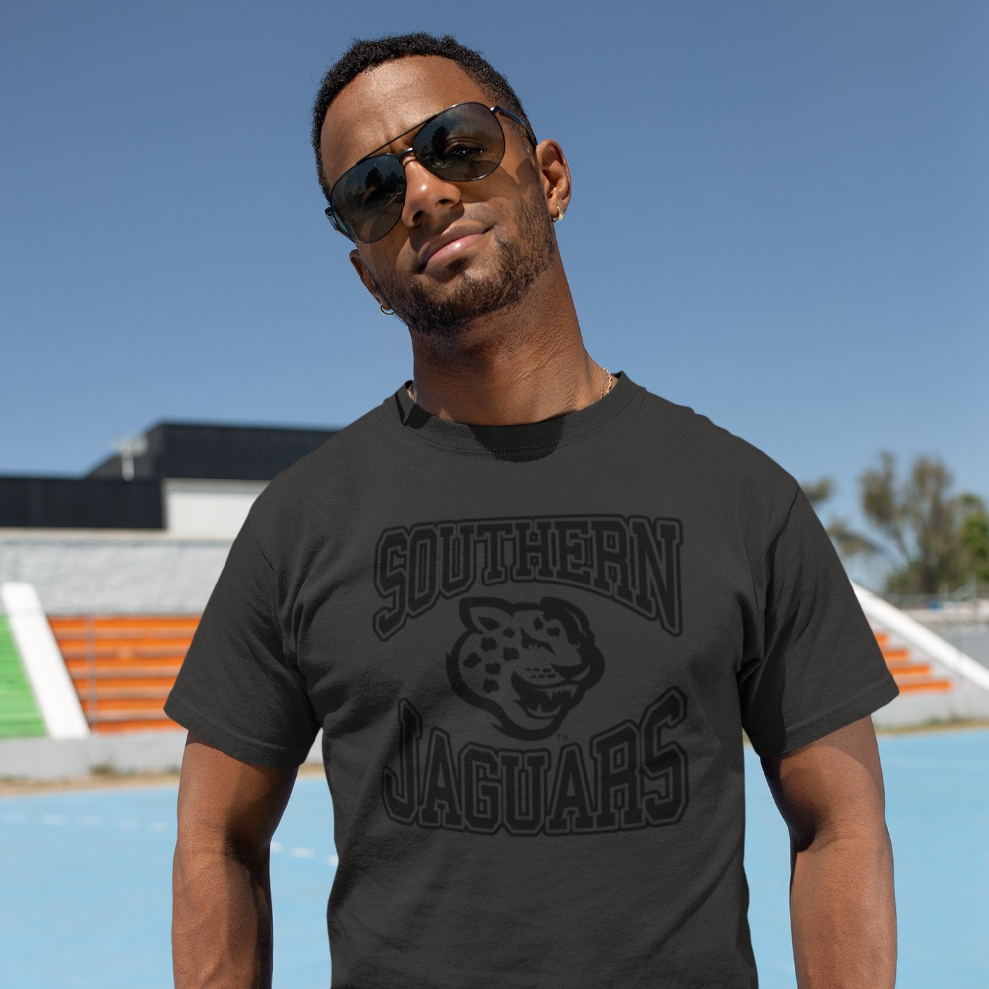 Southern University (SU) Black on Black Tee/Sweatshirt Winters Industries