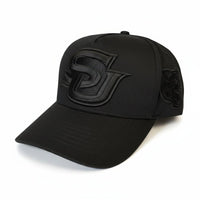 Southern University (SU) HBCU 3D Embroidered Black on Black Cap Winters Industries