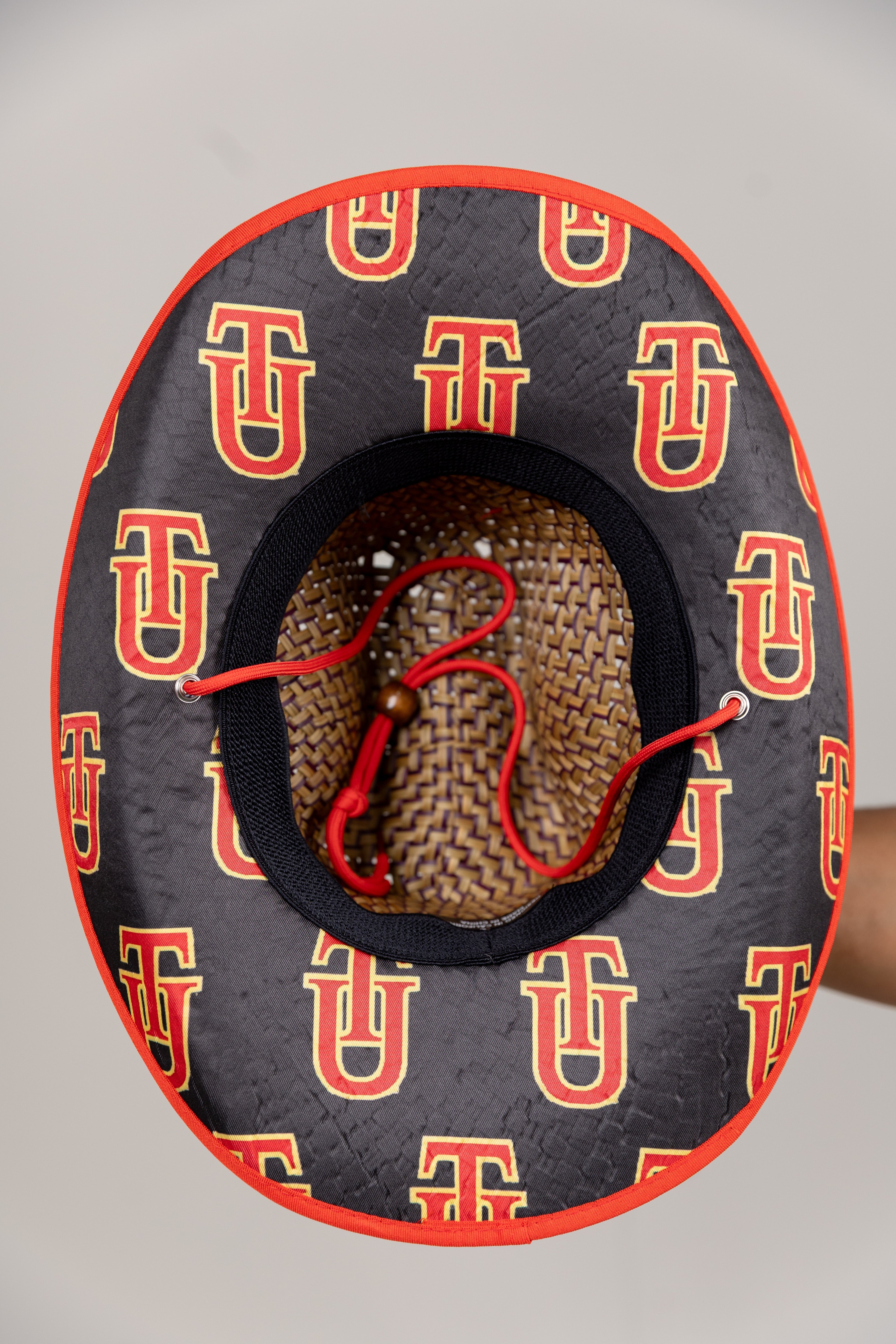 Tuskegee State University (TSU) Straw Cowboy Hat with Strap Winters Industries