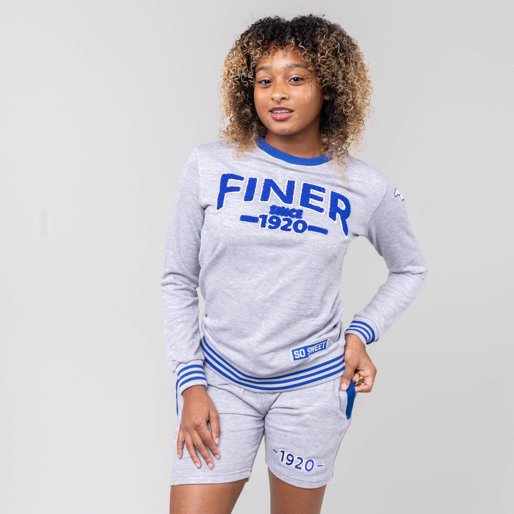 Zeta Phi Beta Chenille Short/Jogger Set