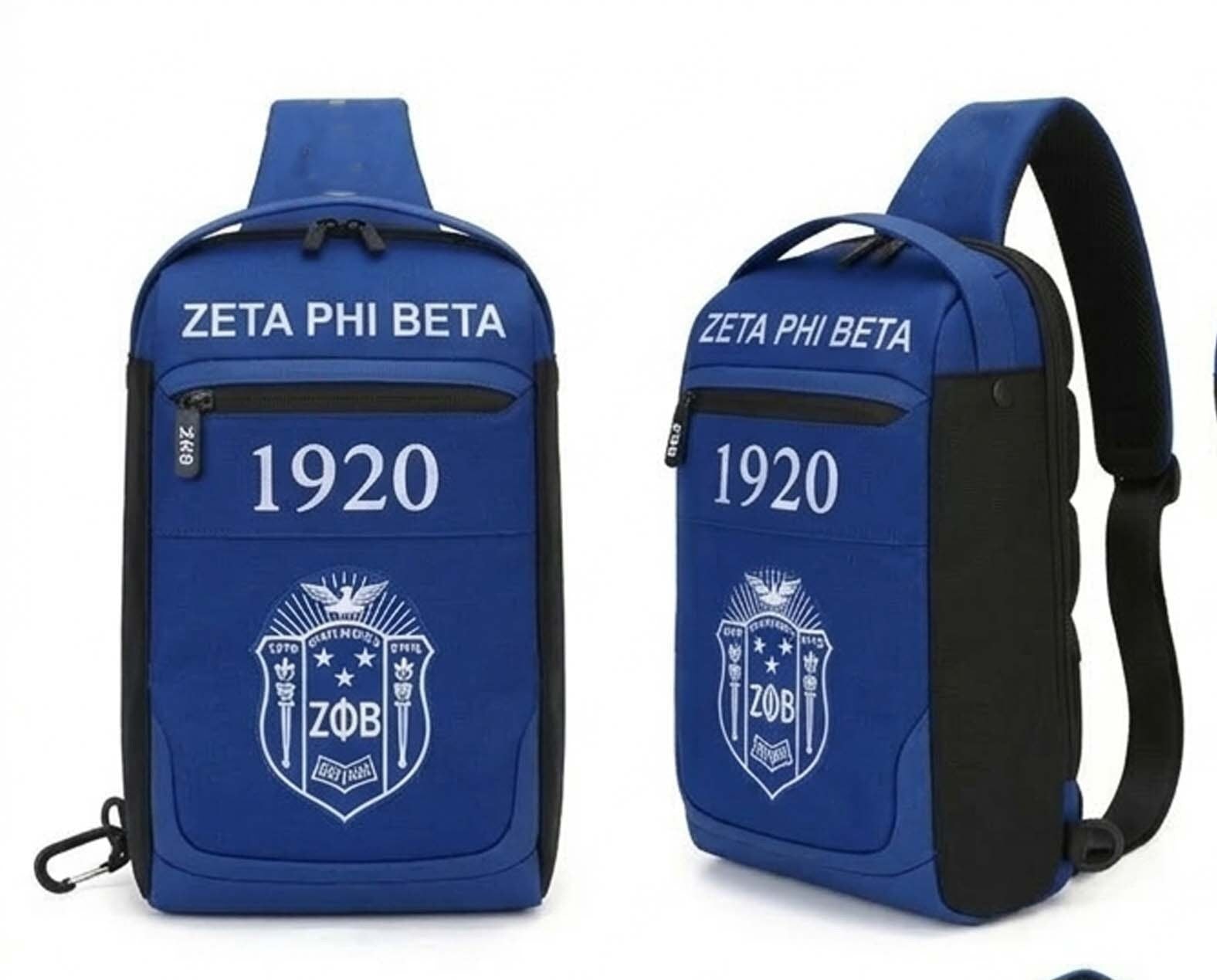 Zeta Phi Beta Crossbody Sling Bag Winters Industries