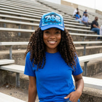 Zeta Phi Beta Custom Airbrush Trucker Cap Winters Industries
