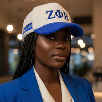 Zeta Phi Beta Embroidered Sherpa Cap Winters Industries