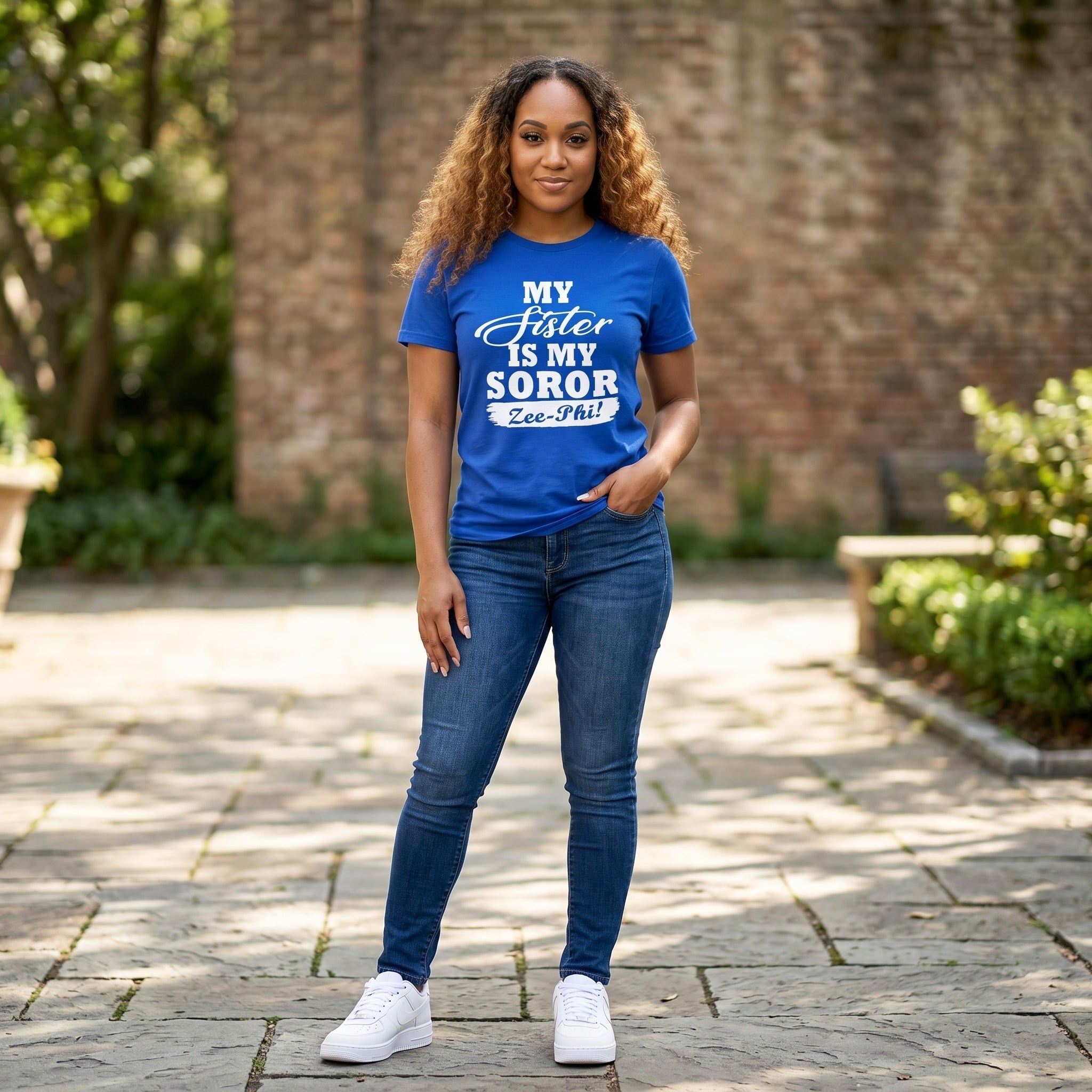 Zeta Phi Beta Family and Best Friend T-Shirt Shirts Winters Industries by Fully Promoted Mesquite