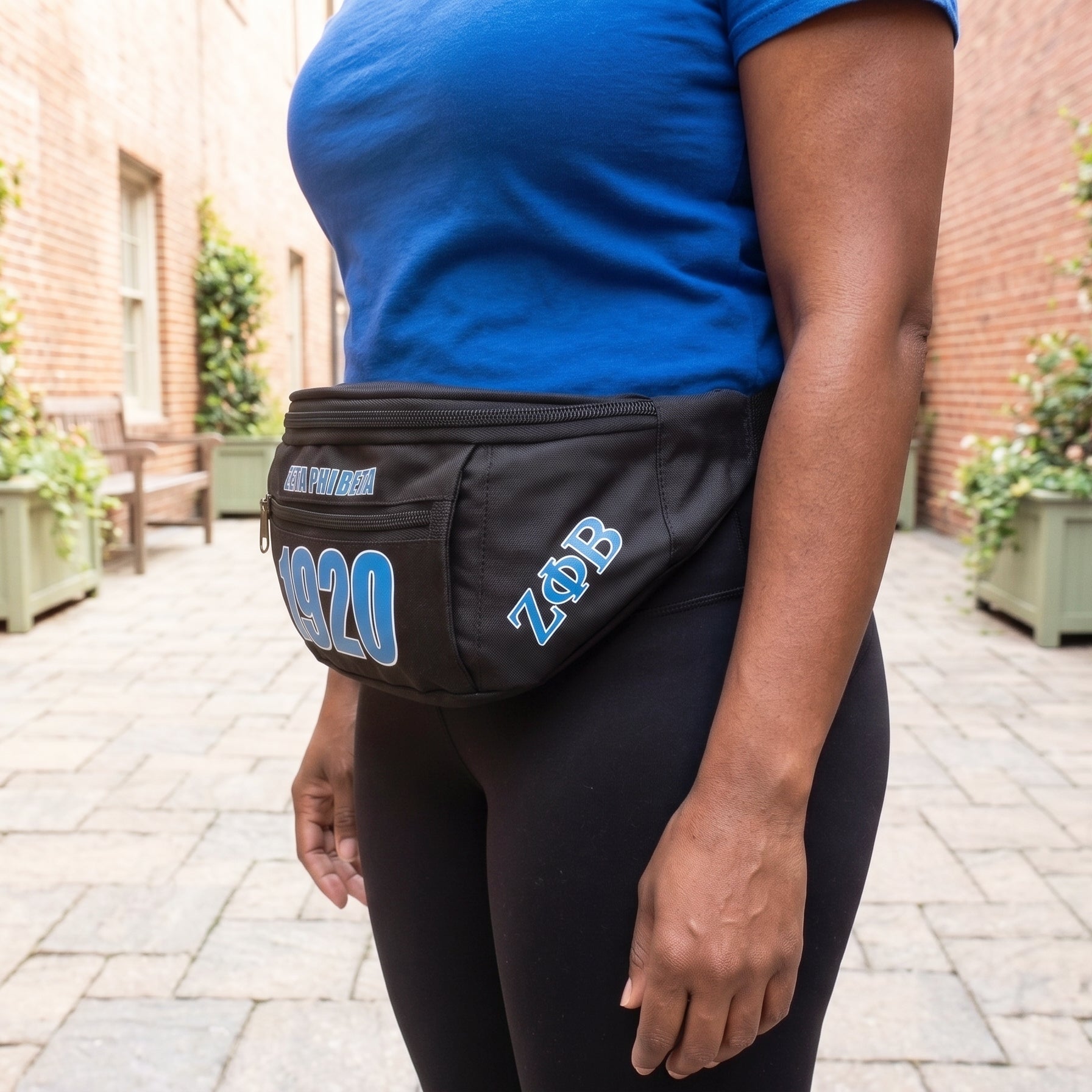 Zeta Phi Beta Fanny Pack Fanny Pack Winters Industries by Fully Promoted Mesquite