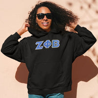 Zeta Phi Beta Letters Hoodie