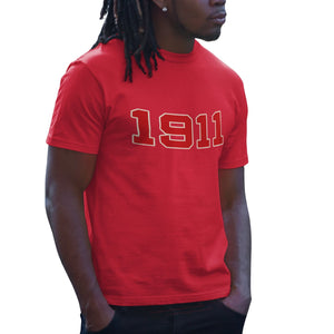 1911 Kappa Alpha Psi Distressed Letter Tee/Sweatshirt