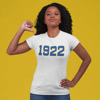 1922 Sigma Gamma Rho Distressed Letter Tee/Sweatshirt