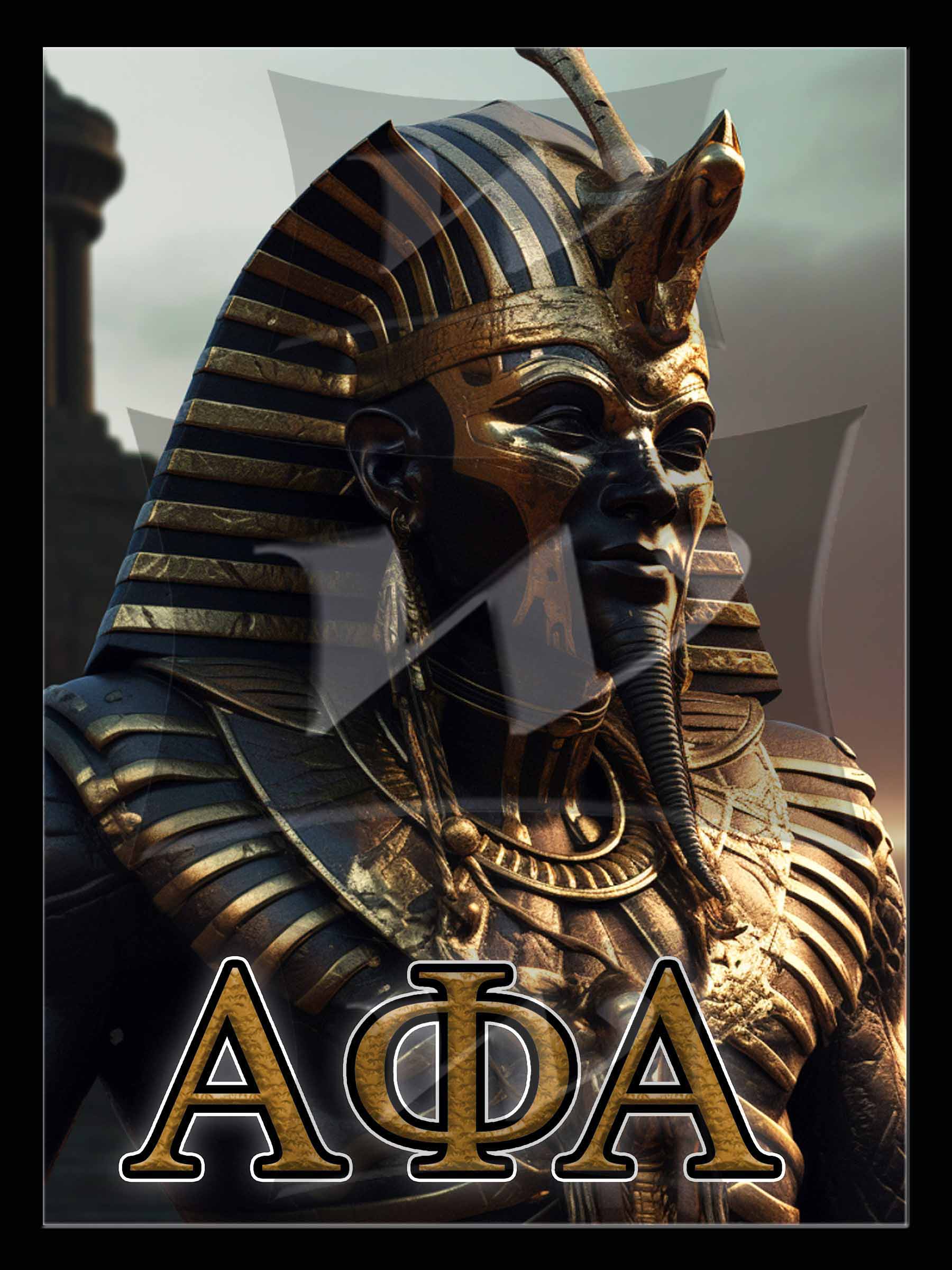 Alpha Phi Alpha 3D Hologram wall art