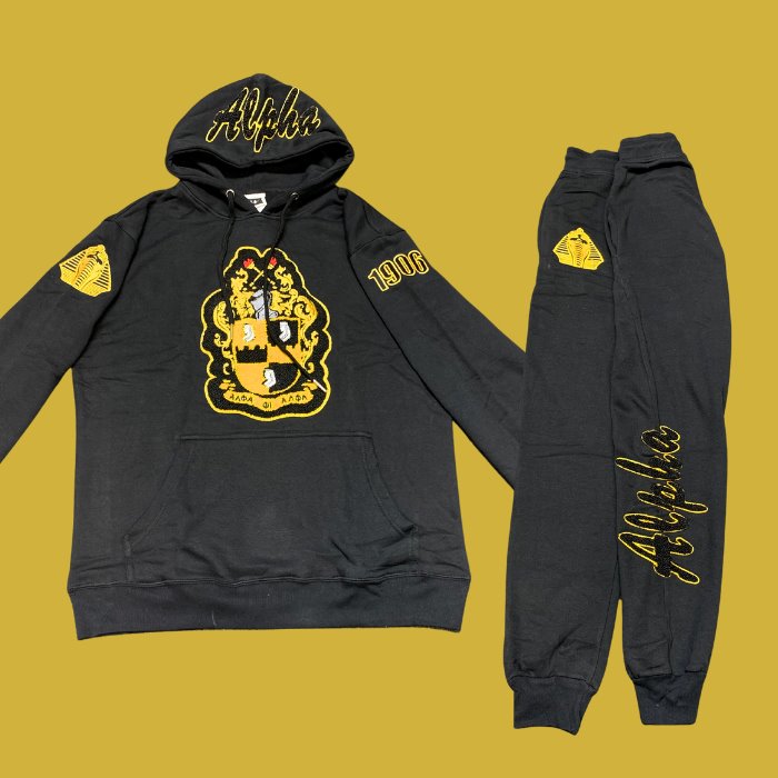 Alpha Phi Alpha Embroidered /Chenille Tracksuit