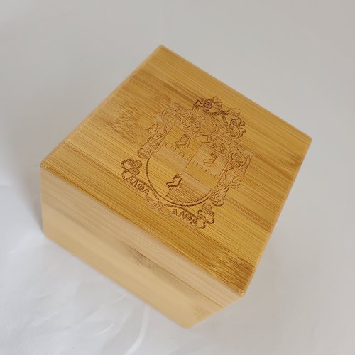 Alpha Phi Alpha Fraternity Wooden Watch with Engraved Gift Box