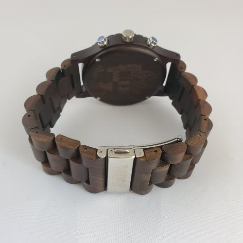 Alpha Phi Alpha Fraternity Wooden Watch with Engraved Gift Box